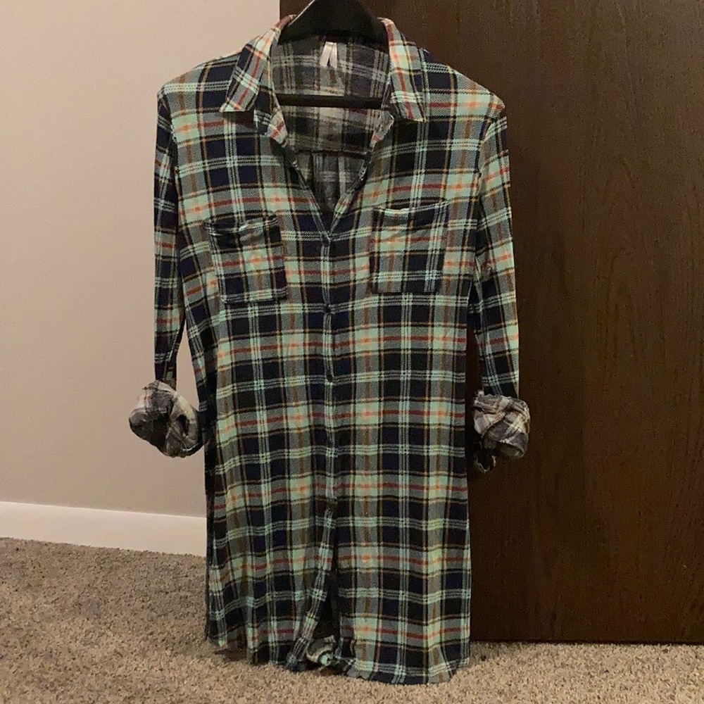 Long flannel